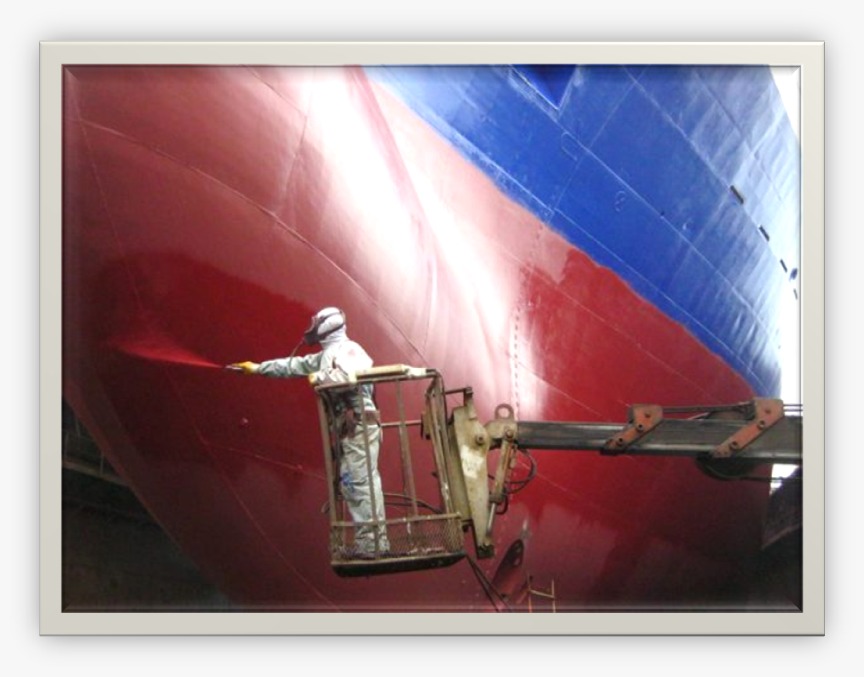 Industrial coating application
